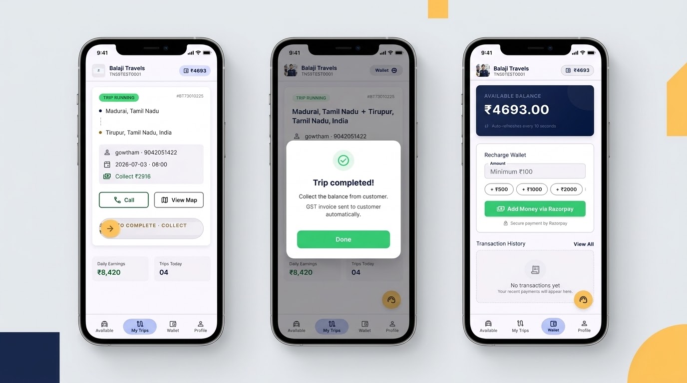 Daily earnings & wallet